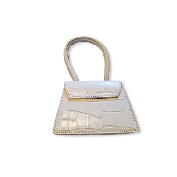 Jacquemus Le Chiquito Croc-Embossed Leather Crossbody Bag - Picture 2 of 8